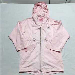 Women’s Disney Minnie Mouse Mid Length Love Kindness Pink Jacket Size Medium